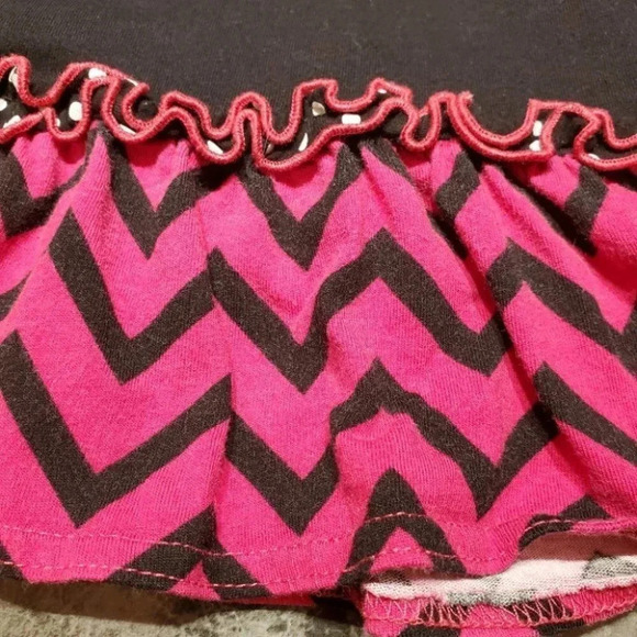 18m, GoodLad, Black and Pink Lady Bug Baby Play Dress - Picture 7 of 11